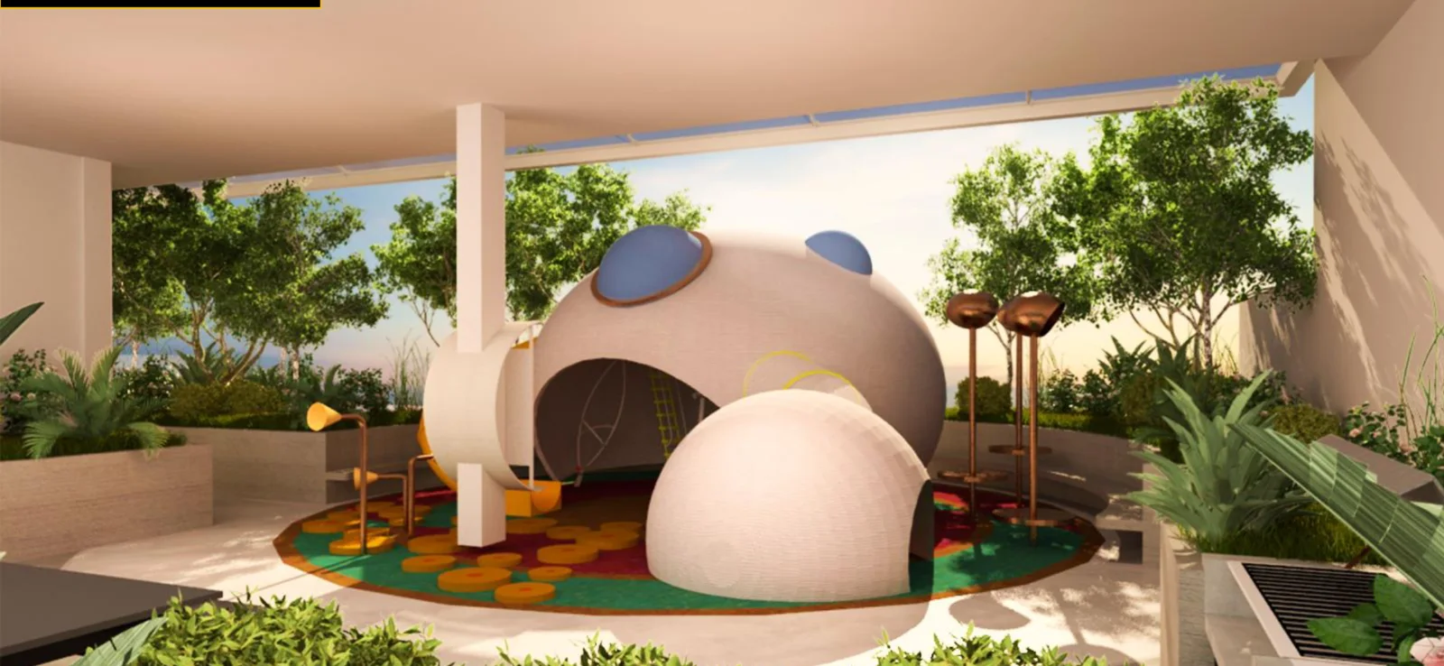 Golden Crown Residence children's playground, artist's impression